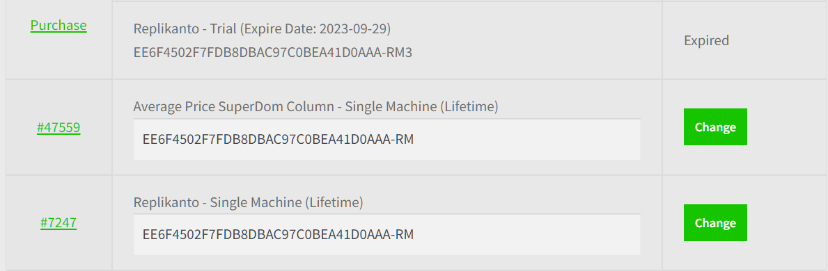 Machine ID Manager Interface
